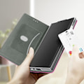 Miniatyrbillede 4 af 4: Etui, der er kompatibelt med Samsung S23 Ultra Fabric Folio Pink etui
