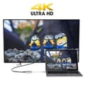 Miniatyrbillede 4 af 4: Videoadapter - LINQ - USB Type C til HDMI-kabel - 4K - 15 cm - Plug & Play Silvergrå