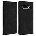 Pikkukuva 1 / 4: Pussi - Samsung - Galaxy S10 - Folio-kotelo - 2 Korttipaikkaa - Integroitu tuki - Musta Svart