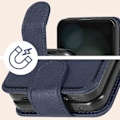 Miniatyrbillede 4 af 4: Flip Case til Samsung Galaxy Z Flip 5 Magnetic Tab Chesterfield Blue