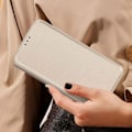 Miniatyrbillede 4 af 5: Etui til Samsung Galaxy S24 FE Klap med Kortlomme og Video Støtte Guld