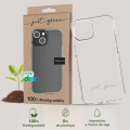 Miniatyrbild 3 av 5: Fodral till iPhone 14 Återvinningsbart Just Green transparent Transparent