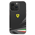 Miniatyrbillede 2 af 5: Cover til iPhone 14 Pro Max Bi-materiale Kompatibel med QI Charge Ferrari Black