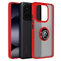 Miniatyrbillede 1 af 5: Coque til Xiaomi Redmi Note 14 5G med Videostøtte Ring Rød Röd