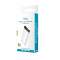 Miniatyrbild 2 av 3: Nödbatteri 10000 mAh 2 USB-A / 1 USB-C med Digital Skärm Jaym Vit Vit