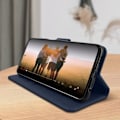 Miniatyrbild 4 av 4: Etui - Xiaomi - Redmi Note 10 / 10s - Skydd - Kortficka - Videostöd - Blå Blå