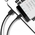 Pikkukuva 3 / 4: USB-USB Type C -kaapeli - AVIZAR - Pikalataus 2.0 - 1.2m - Musta - Nopea synkronointi Svart