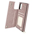 Miniatyrbild 1 av 4: AVIZAR Skyddsfodral till Samsung Galaxy S20 - Rose Gold - Multifunktion med snodd Rose guld