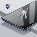 Miniatyrbillede 4 af 6: Skærmfilm - AKASHI - Samsung Galaxy Tab A9 - 9H hærdet glas - Anti-ridse - Gennemsigtig Transparent