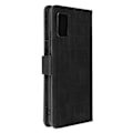 Miniatyrbillede 2 af 4: Etui til Samsung Galaxy A51 - AVIZAR - Krokodilleeffekt - Pung - Videostøtte - Sort Svart