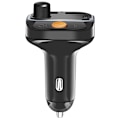 Miniatyrbillede 2 af 5: FM transmitter Bluetooth 5.3 Hurtigopladning 15.5W RGB og MP3 afspilning Swissten Sort