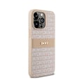 Miniatyrbillede 4 af 6: DKNY Læder Mono Stripe & Metal Logo - Etui til iPhone 15 Pro Max (Pink)