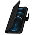 Miniatyrbillede 2 af 4: AVIZAR Beskyttelsesetui til Apple iPhone 12 Pro Max - Sort - Kortholder og standerfunktion Svart