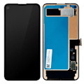 Pikkukuva 1 / 4: LCD-näyttö - AVIZAR - Google Pixel 5 - Karkaistu lasinen kosketusnäyttö - Musta - Helppo asennus Svart