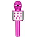 Miniatyrbild 1 av 5: Mikro Karaoke Bluetooth Högtalare med inbyggda multifunktionsknappar Fuchsia Rosa
