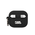 Miniatyrbillede 2 af 3: Coque til Airpods 3 NFT Stødabsorberende i Silikone Karl Lagerfeld Sort - Mærke KARL LAGERFELD Svart