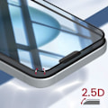 Miniatyrbild 4 av 5: Skärmskydd - FORCE GLASS - iPhone 15 Plus - Okrossbart glas - Flexibelt - 2.5D Edge Svart