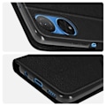 Miniatyrbillede 1 af 5: Honor X7 etui - AVIZAR - Pungcover - Videosupportfunktion - Sort svart