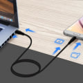 Miniatyrbild 4 av 4: USB-C till Micro-USB Snabbladdning 3A 1m Swissten Svart Svart