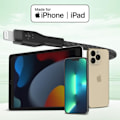 Miniatyrbillede 3 af 5: USB-C til Lightning-kabel - BELKIN - BoostCharge Pro Flex - 27W strømforsyning - 1m - Sort Svart