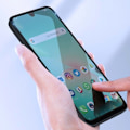 Miniatyrbillede 3 af 5: Temperet glas til Galaxy A26 Hårdhed 9H Ridsesikker Total Cover Akashi Sort Svart