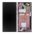 Pikkukuva 4 / 4: Täydellinen Block Galaxy S22 Ultra LCD Screen Kosketuslasi Alkuperäinen Samsung Burgundy