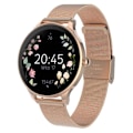 Miniatyrbillede 1 af 6: Dameforbundet ur med elegant rustfrit stål mesh armbånd Forever Rose Champagne Rosa