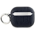 Miniatyrbillede 2 af 3: Coque AirPods 3 - Karl Lagerfeld - Monogram Karl & Choupette - Øko-læder - Sort - Hård Svart
