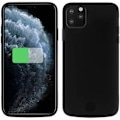 Miniatyrbillede 1 af 4: Coque med indbygget batteri - AVIZAR - iPhone 11 Pro Max - 6000mAh - Stiv beskyttelse - Soft-touch Svart