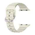 Miniatyrbillede 2 af 5: Rem til Apple Watch 41mm / 40mm / 38 mm Silikone Justerbar Beige