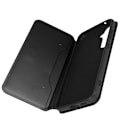 Miniatyrbillede 2 af 6: Taske til Samsung Galaxy S23 FE - AVIZAR - Dobbeltlomme Flip Stand Funktion Sort Svart