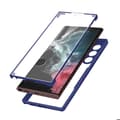 Heltäckande skal - AVIZAR - Samsung Galaxy S22 Ultra - Plexiglas - Polymer - Blå Blå