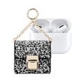 Pikkukuva 1 / 4: Mini laukku AirPods kaikille sukupolville Cosmo Hohtava malli ketjulla IDEAL OF SWEDEN Musta / Hopea