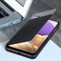Pikkukuva 4 / 4: Kotelo - Samsung - Galaxy A32 - Kosketusikkuna - Täydellinen suoja - Antibakteerinen Svart