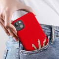 Miniatyrbillede 3 af 5: Cover til iPhone 15 Plus - AVIZAR - Fast Cover - Halvstivt - Soft-touch - Rød Röd