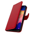 Miniatyrbillede 2 af 4: Smartphone cover - AVIZAR - Samsung Galaxy A10 - Rød wallet-case - Blød cover - Video support Röd
