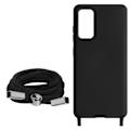Miniatyrbillede 2 af 5: Samsung Galaxy S20 FE Cover - AVIZAR - Halvstiv - Halsrem 80 cm - Sort Svart