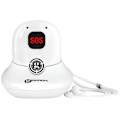 Miniatyrbillede 1 af 5: Nødsituation Pendentif SOS - GEEMARC - Pro 595 - Håndfri - Autonomi 5H - Rækkevidde 200m Vit