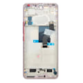 Miniatyrbild 2 av 4: LCD-skärm + Pekskärm för Xiaomi 12 Lite - AVIZAR - Lavendelskåp - Härdat glas - Skärmbyte Rosa
