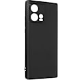 Miniatyrbild 2 av 5: Fodral till Motorola Edge 30 Ultra Silicone Soft Touch Matte Anti-fingerprint svart Svart
