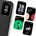 Miniatyrbillede 4 af 6: Etui til Samsung Galaxy S24 FE Flip Touch Window Samsung kortholder Sort Svart