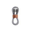 Miniatyrbillede 2 af 2: USB-C til Lightning Kabel - Native Union - Eco Belt - 1.2m - Zebra - Opladningskabel