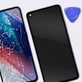 Miniatyrbild 4 av 4: Komplett block för Oppo Find X3 Lite OLED-skärm och svart pekglas Svart