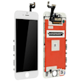 Miniatyrbild 2 av 4: AVIZAR LCD-skärm för iPhone 6S - Komplett vit skärmenhet - Härdat glas Vit
