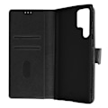 Pikkukuva 1 / 5: Samsung Galaxy S22 Ultra Case - AVIZAR - Chesterfield - Jalustatoiminto - Musta svart