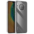 Miniatyrbild 1 av 5: Silikonett fodral för Huawei Mate 30, tunn, lätt, transparent design Transparent