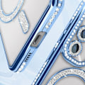 Miniatyrbillede 4 af 6: Coque - BEKRÆFT - Samsung Galaxy S24 - Stiv - Krystaller - MagSafe Beskyttelse Blå