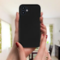 Miniatyrbillede 4 af 4: Coque - Apple - iPhone 12 Mini - Hård Bagbeskyttelse - Blød Frontbeskyttelse - Sort Svart