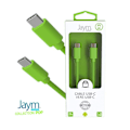 Miniatyrbillede 3 af 6: USB-C til USB-C 3A Opladning og Synkronisering Collection POP 1,5m Jaym Grøn Grön