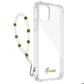 Pikkukuva 2 / 2: Coque iPhone 12 ja 12 Pro Iskunkestävä Läpinäkyvä Korukotelo Valkoinen Guess
